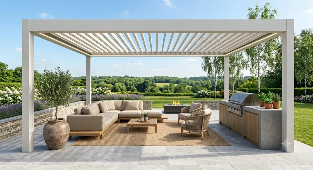 pergolas bioclimatique extérieure outdoor living