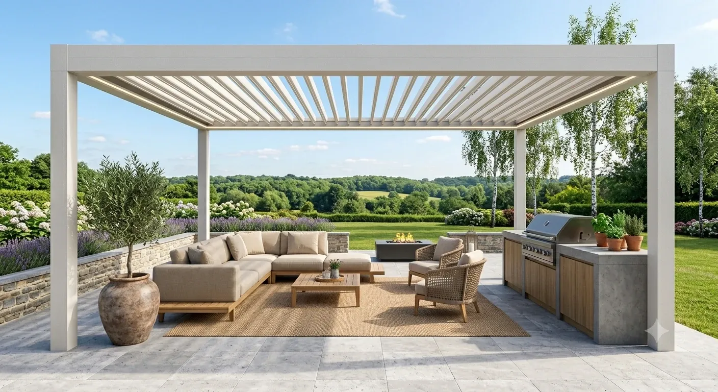 pergolas bioclimatique extérieure outdoor living