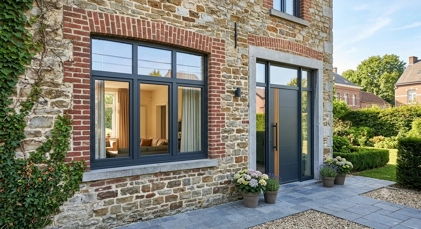 rénovation porte fenêtre chassis en Belgique